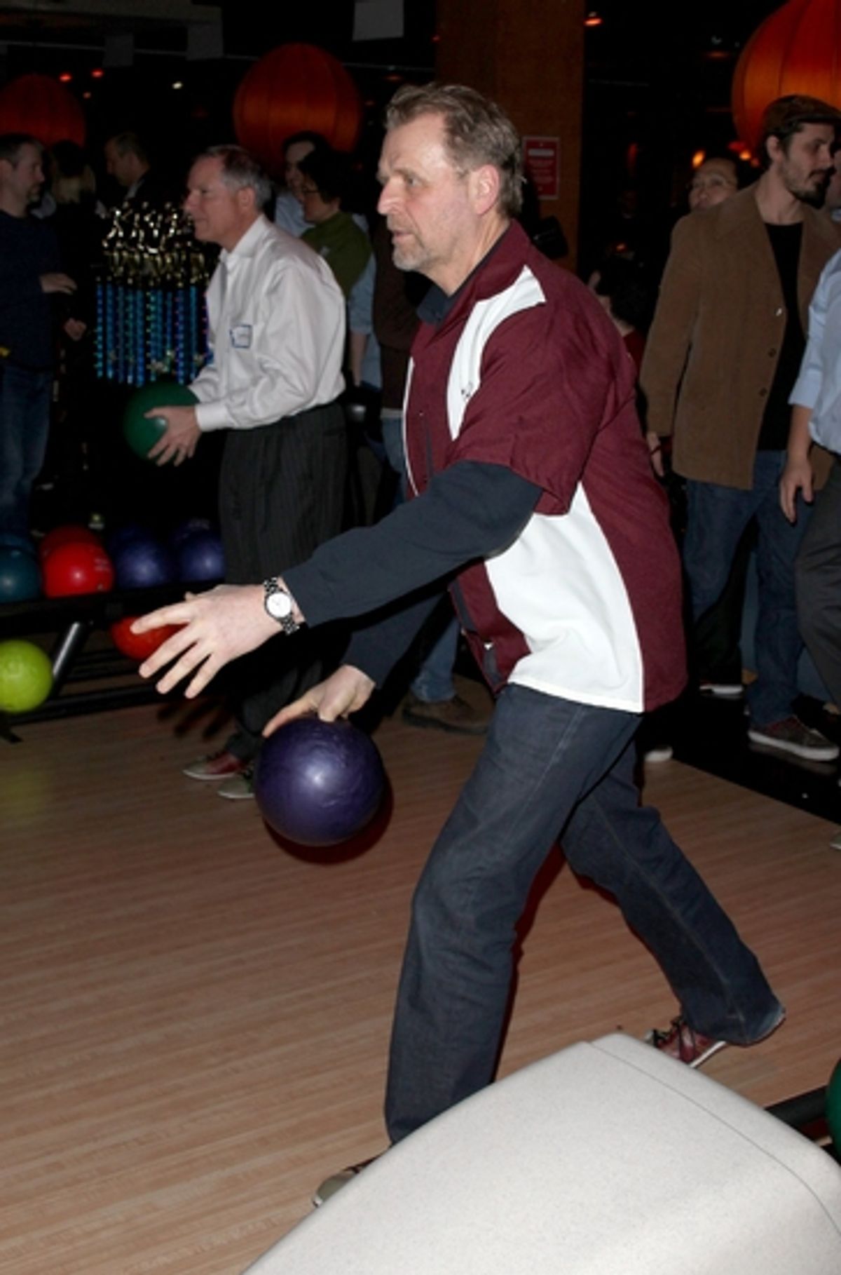 David Rasche at Second Stage Theatre's 2009 All-Star Bowling Classic