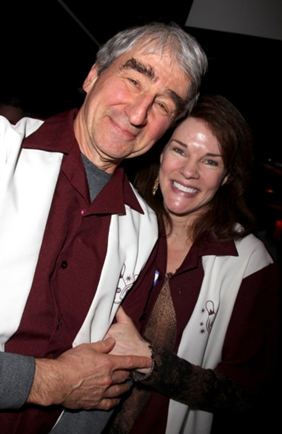 Sam Waterston and Carolyn McCormick at Second Stage Theatre's 2009 All-Star Bowling Classic