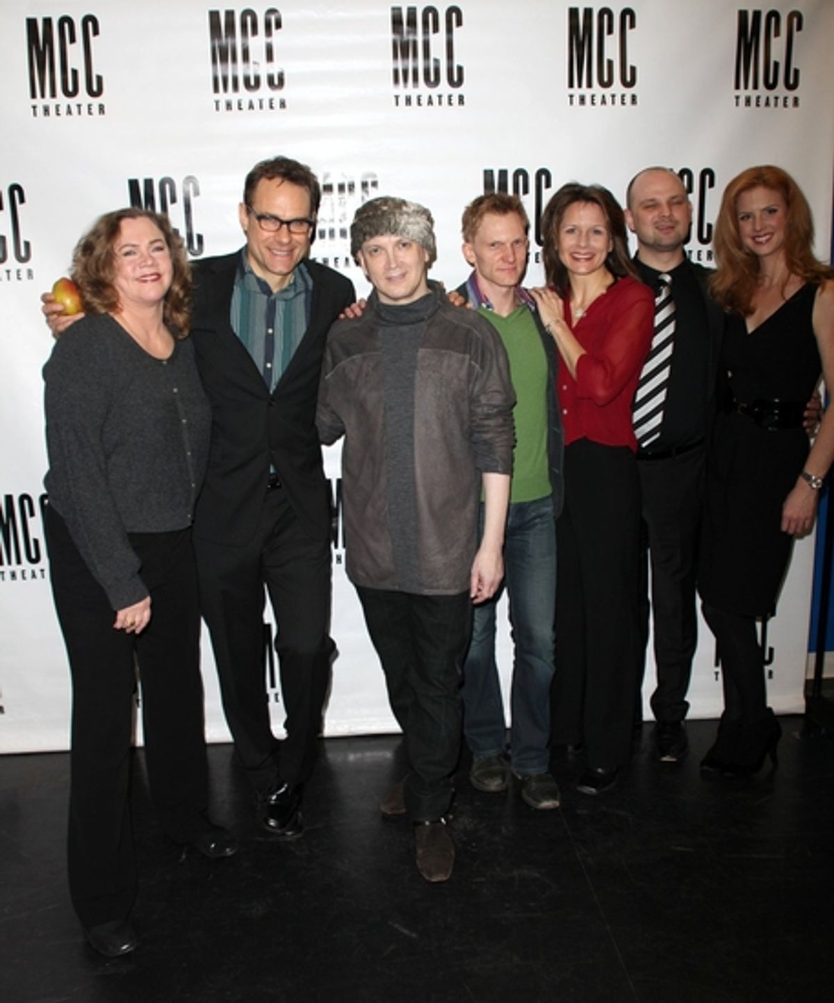Kathleen Turner, Jonathan Walker, Charles Busch, Scott Parkinson, Jennifer Van Dyck, Carl Andress and Sarah Rafferty

 at 