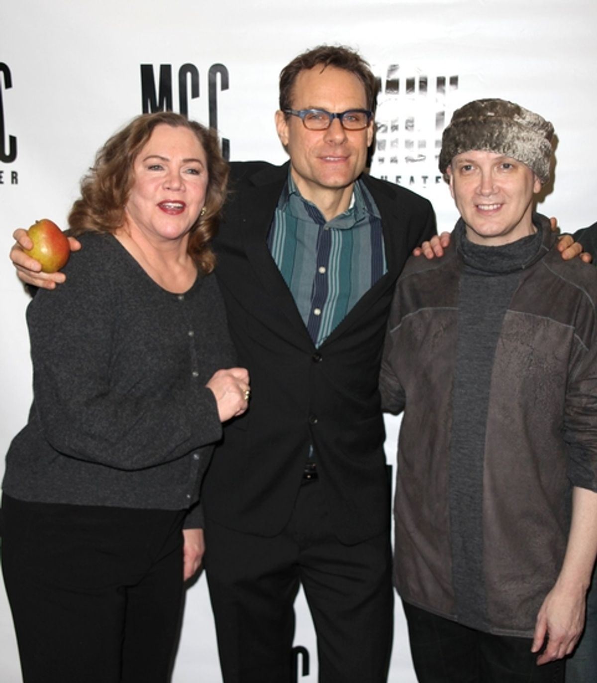 Kathleen Turner, Jonathan Walker and Charles Busch

 at 