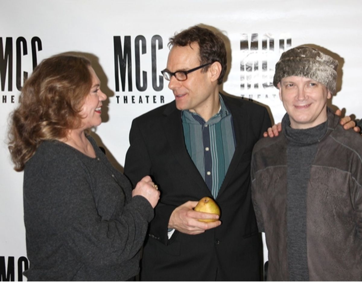 Kathleen Turner, Jonathan Walker and Charles Busch at 