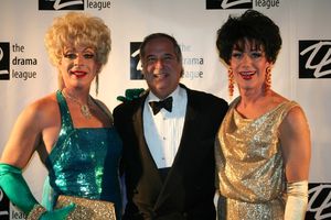David Scala (OBC La Cage Aux Folles), Stewart F. Lane and Sam Singhaus  (OBC La Cage  Photo