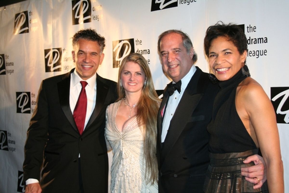Brian Stokes Mitchell, Bonnie Comley, Stewart F. Lane and Allyson Tucker at 