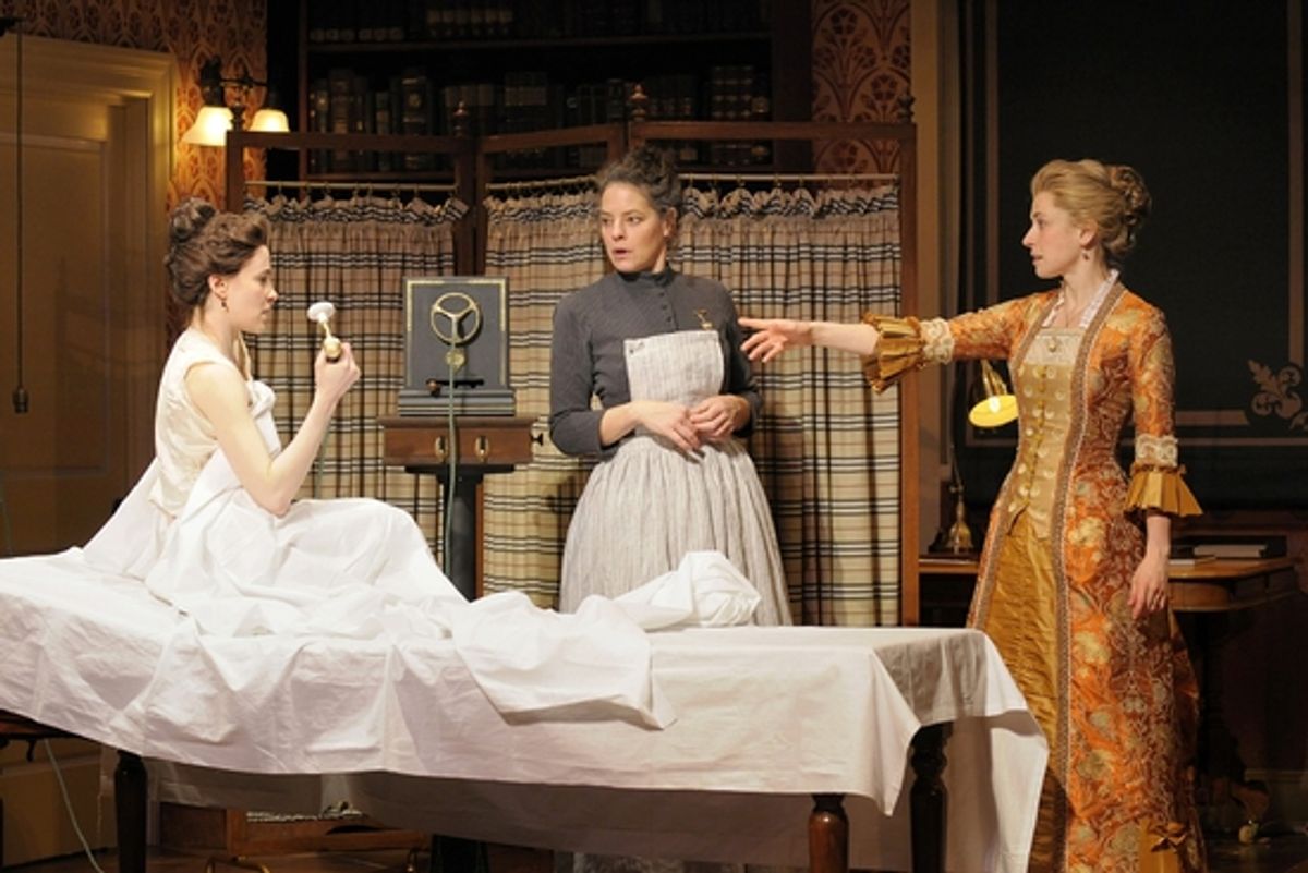 Maria Dizzia, Stacy Ross and Hannah Cabell at 