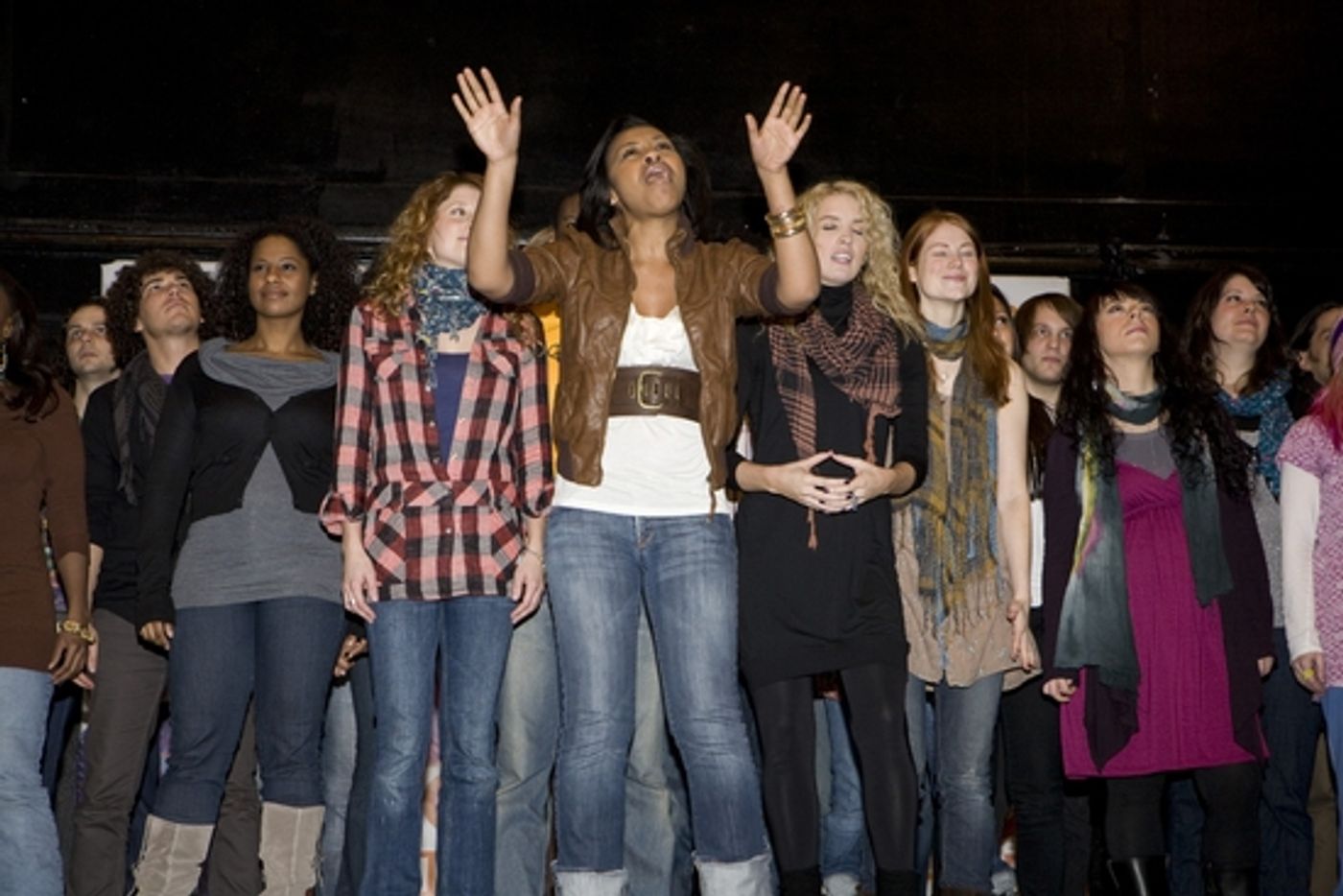 Photo Coverage: HAIR Cast Meets the Press Photo Coverage: HAIR Cast Meets the Press Image