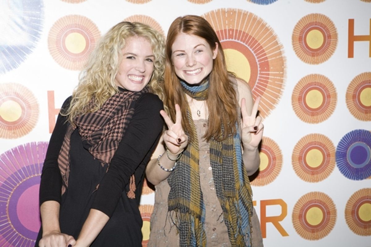 Kacie Sheik and Allison Case  at 