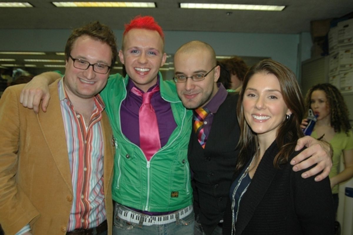 Griffin Parsons, Marty Thomas, Mike Cruz, and Jen Waldman (Director) at 