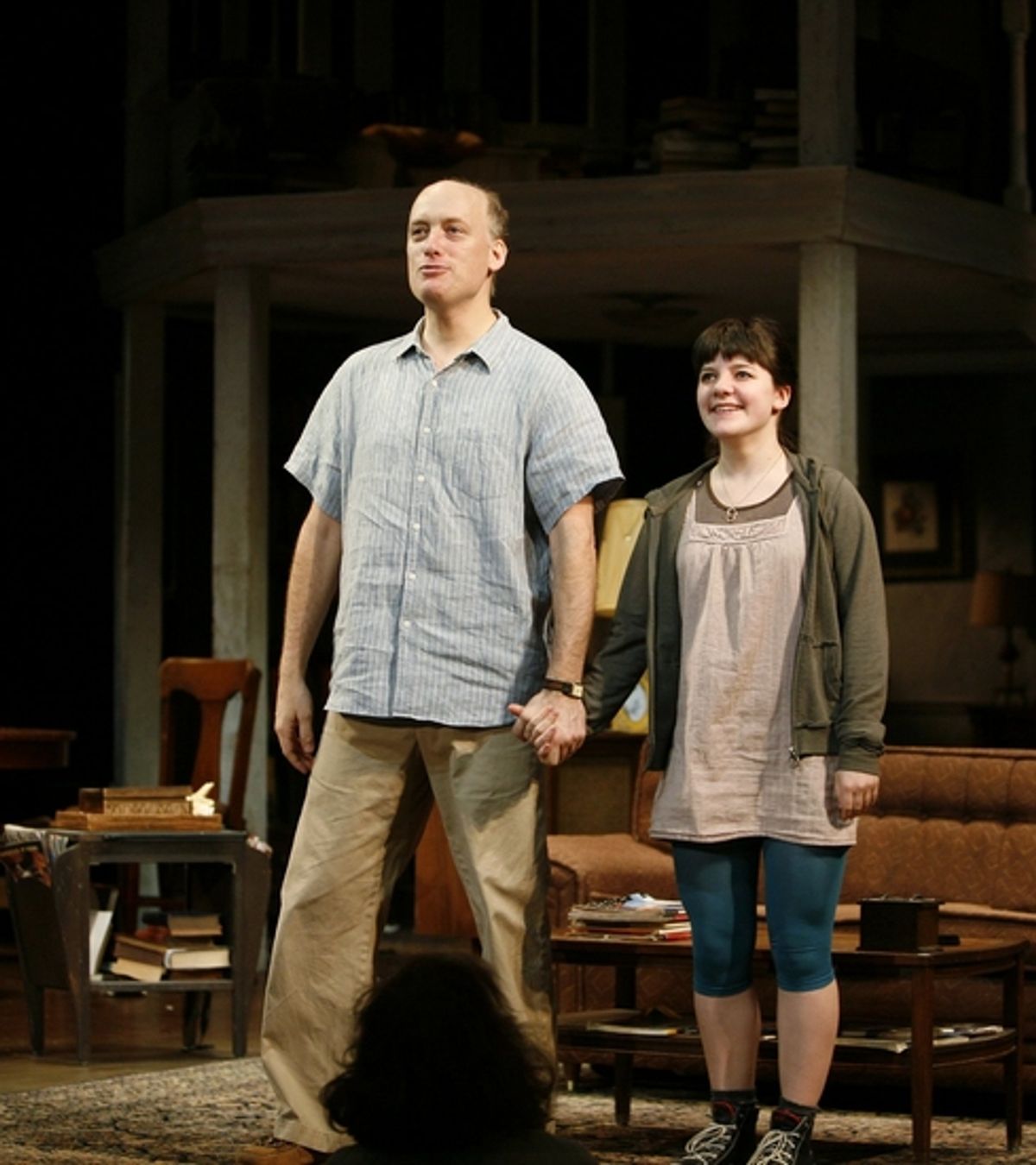 Frank Wood and Madeleine Martin

 at 