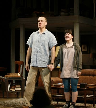 Frank Wood and Madeleine Martin

 Photo
