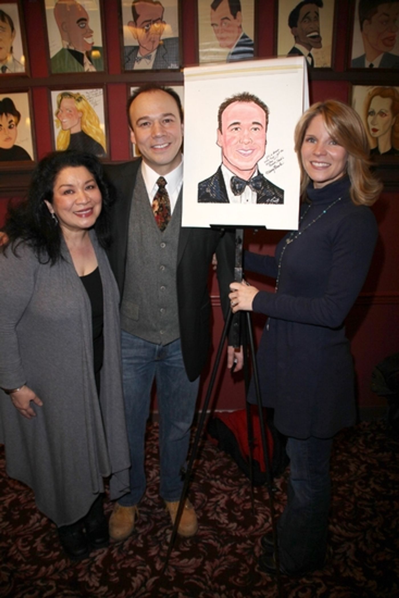 Photo Coverage: Danny Burstein Joins Sardi's Wall of Fame Photo Coverage: Danny Burstein Joins Sardi's Wall of Fame Image