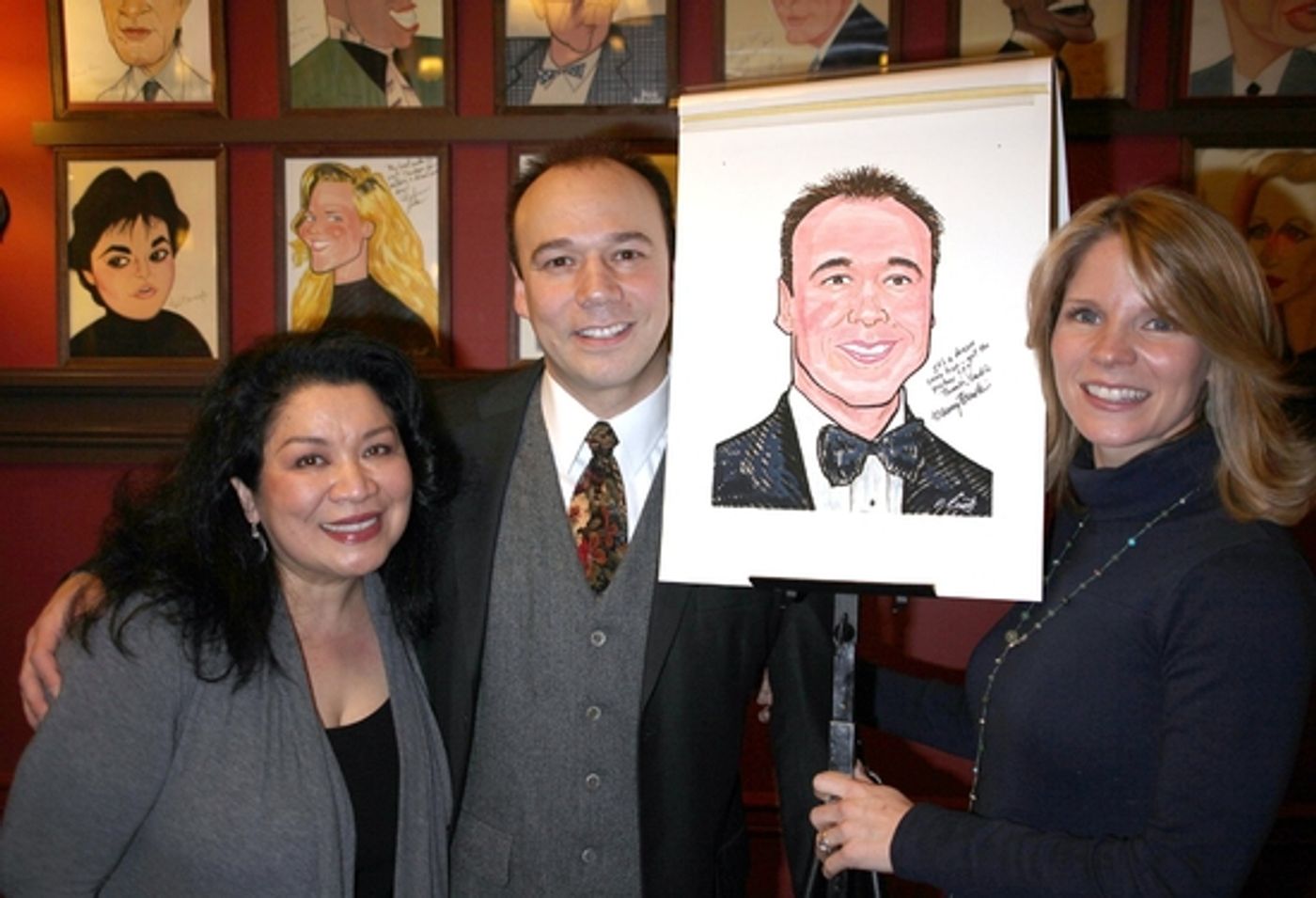 Photo Coverage: Danny Burstein Joins Sardi's Wall of Fame Photo Coverage: Danny Burstein Joins Sardi's Wall of Fame Image