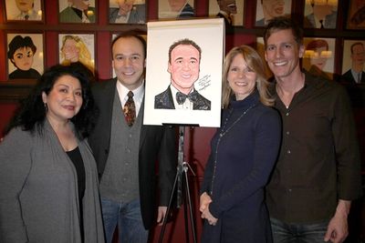 Danny Burstein, Loretta Ables Sayre, Kelli O'Hara and Andrew Samonsky
 Photo