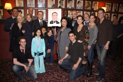 Danny Burstein and his South Pacific family

 Photo