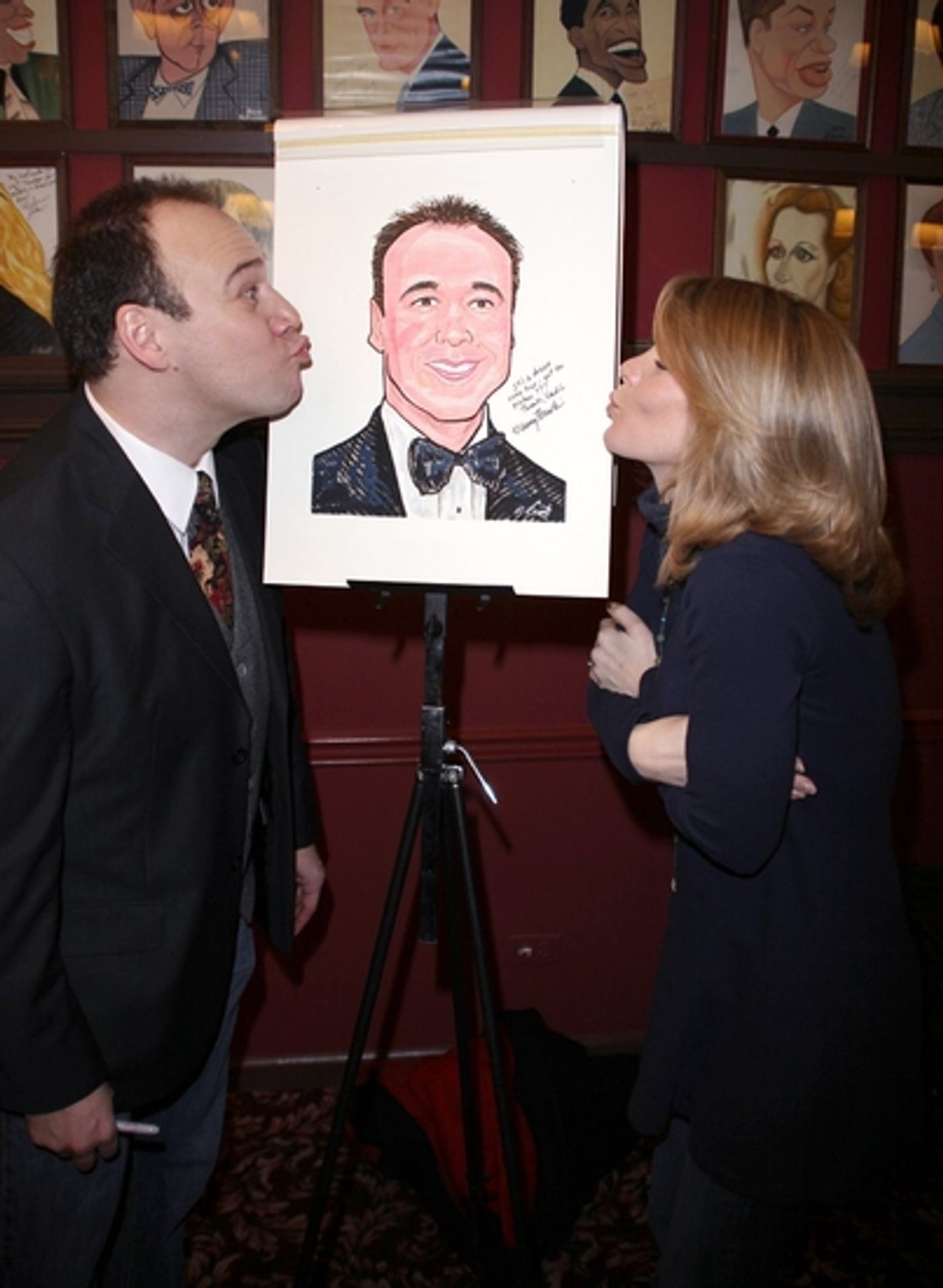 Photo Coverage: Danny Burstein Joins Sardi's Wall of Fame Photo Coverage: Danny Burstein Joins Sardi's Wall of Fame Image
