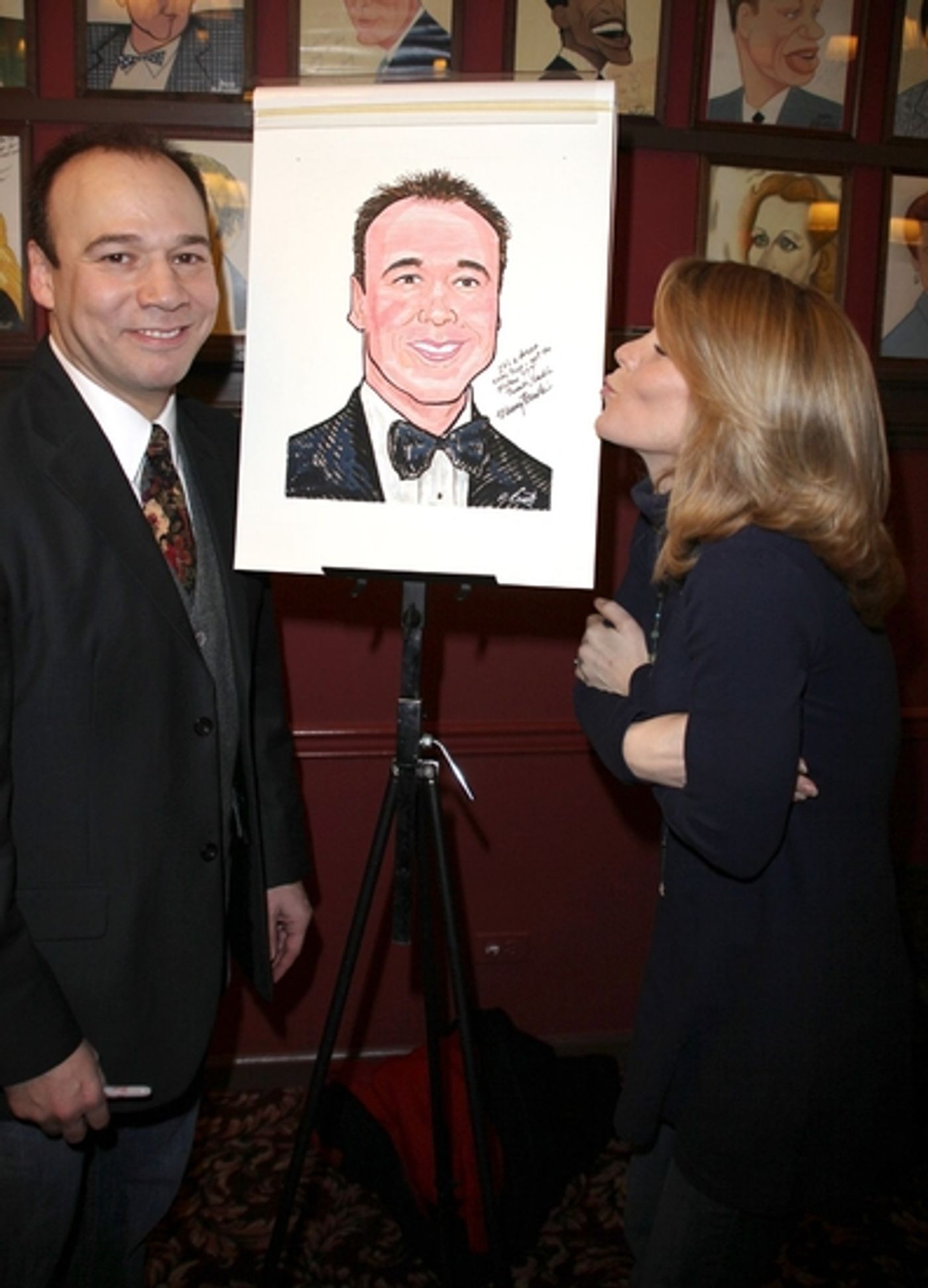 Photo Coverage: Danny Burstein Joins Sardi's Wall of Fame Photo Coverage: Danny Burstein Joins Sardi's Wall of Fame Image