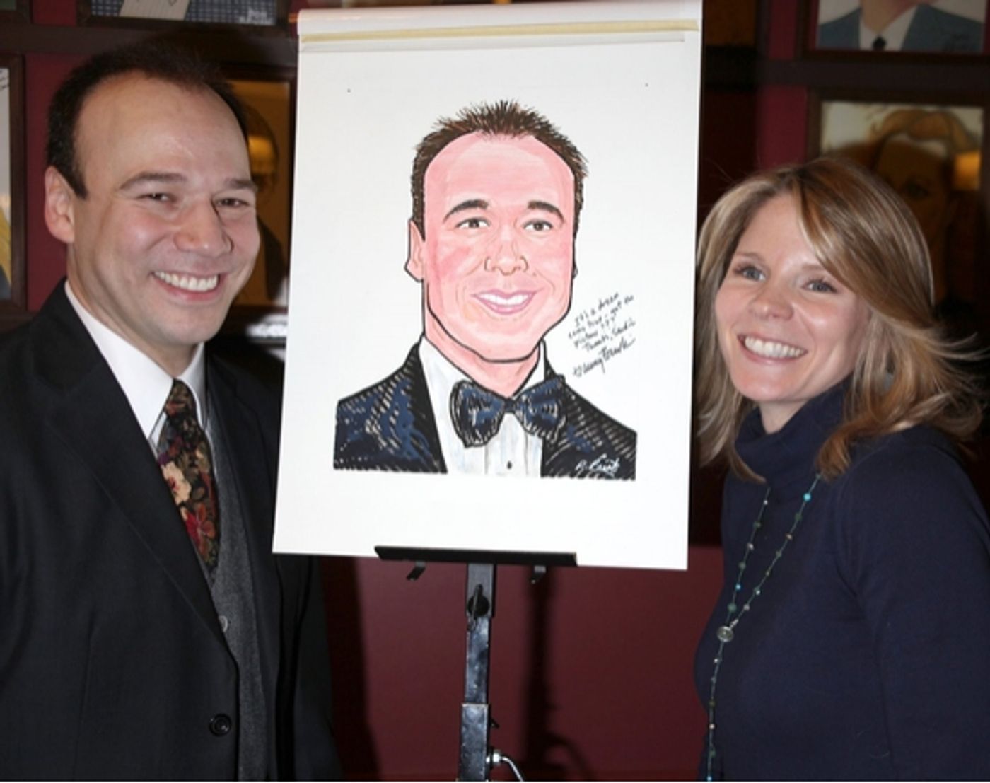 Photo Coverage: Danny Burstein Joins Sardi's Wall of Fame Photo Coverage: Danny Burstein Joins Sardi's Wall of Fame Image