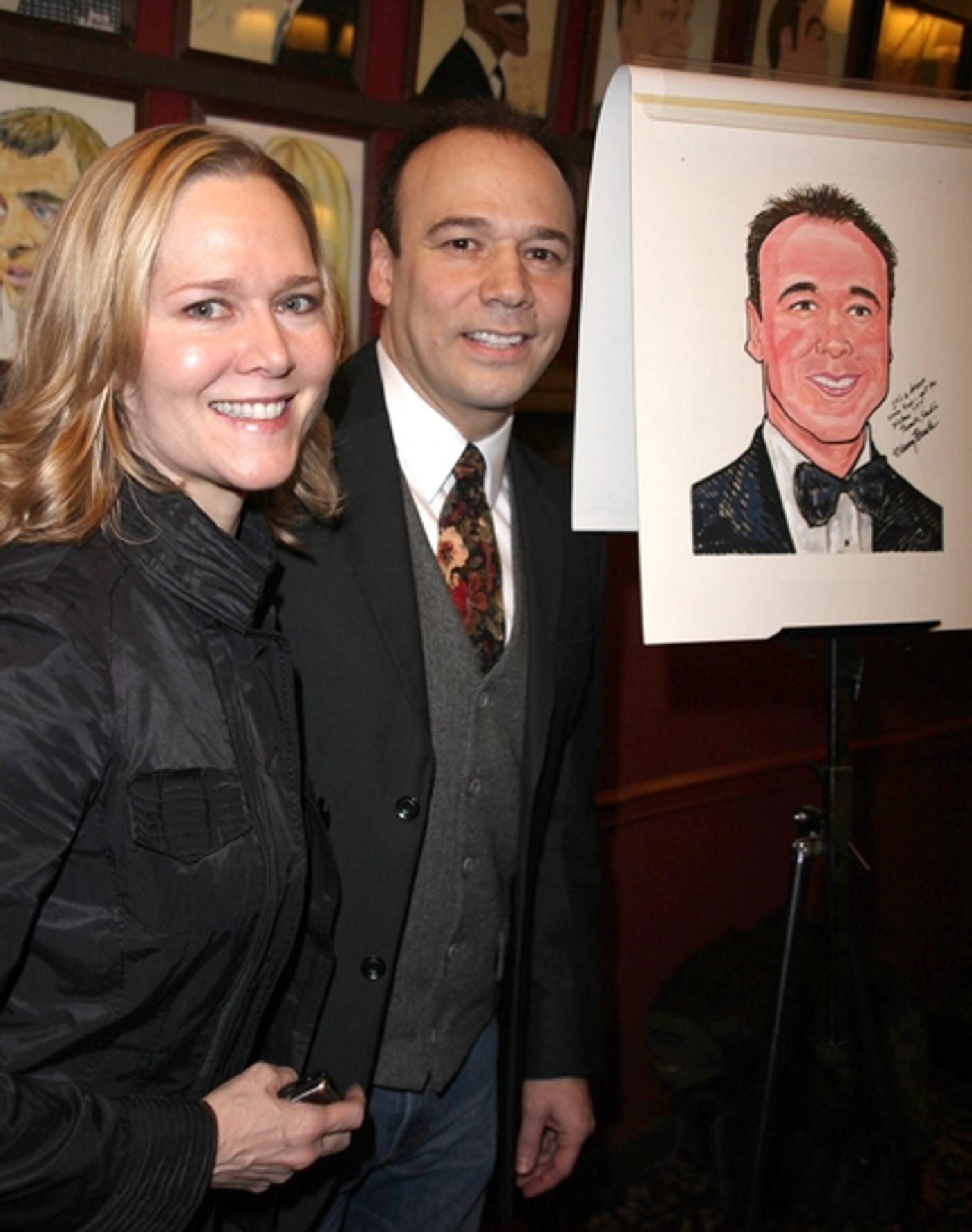 Photo Coverage: Danny Burstein Joins Sardi's Wall of Fame Photo Coverage: Danny Burstein Joins Sardi's Wall of Fame Image