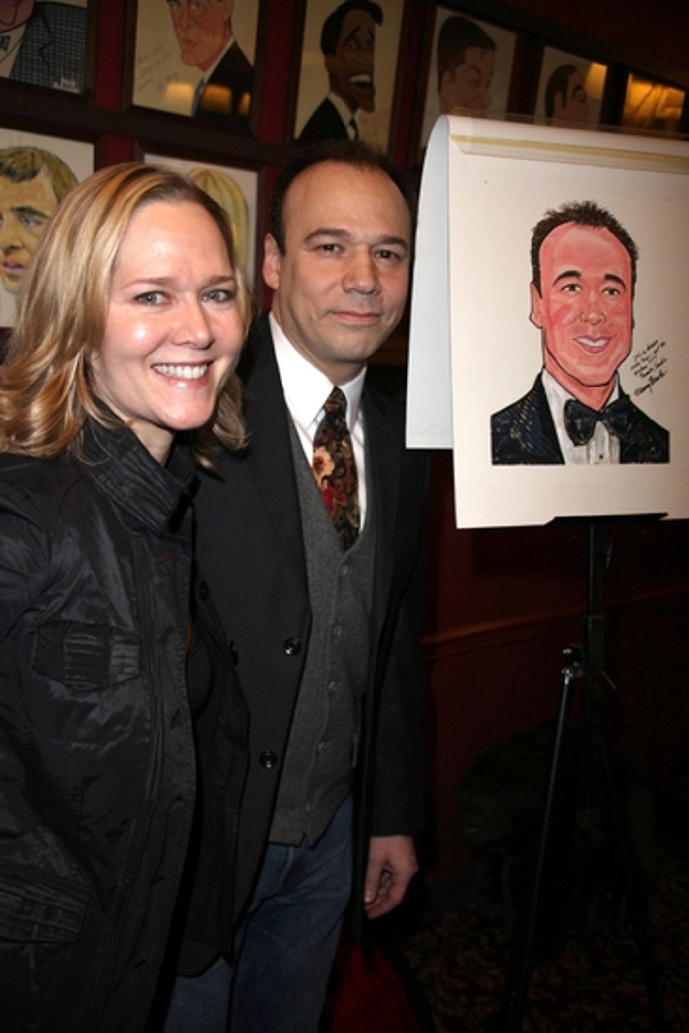 Photo Coverage: Danny Burstein Joins Sardi's Wall of Fame Photo Coverage: Danny Burstein Joins Sardi's Wall of Fame Image