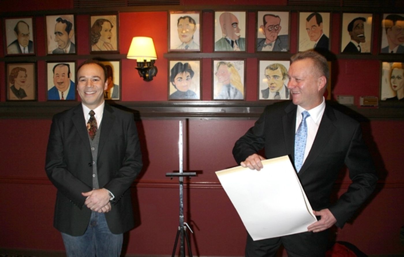 Photo Coverage: Danny Burstein Joins Sardi's Wall of Fame Photo Coverage: Danny Burstein Joins Sardi's Wall of Fame Image