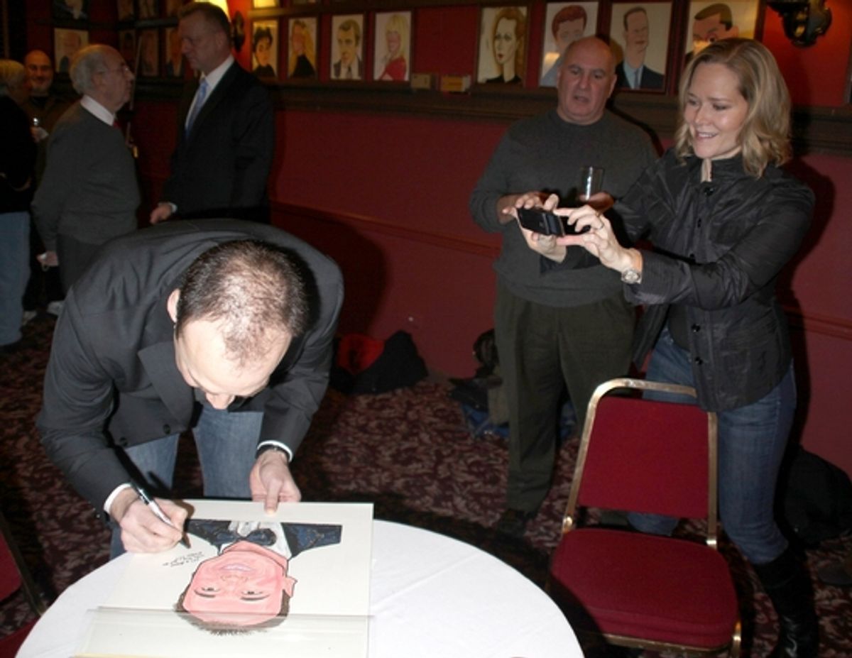 Danny Burstein and Rebecca Luker

 at 