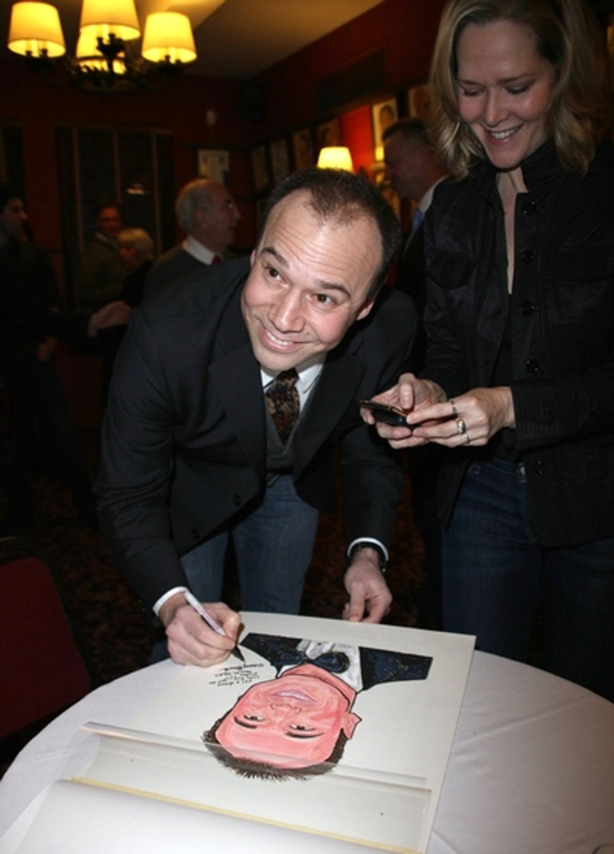 Danny Burstein and Rebecca Luker at 