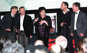 Jim Caruso, Johnny Rodgers, Liza Minnelli, Tiger Martina and Cortes Alexander Photo