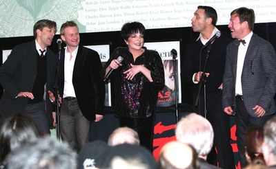 Jim Caruso, Johnny Rodgers, Liza Minnelli, Tiger Martina and Cortes Alexander Photo