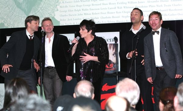 Jim Caruso, Johnny Rodgers, Liza Minnelli, Tiger Martina and Cortes Alexander Photo