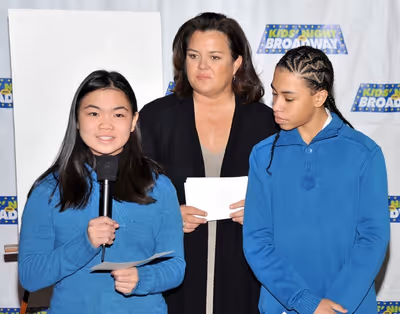 Rosie O'Donnell joined by two her 'Broadway Kids' Photo