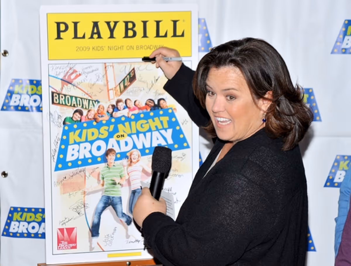 Rosie O'Donnell at Rosie O'Donnell Kicks Off 13th Annual 'KIDS NIGHT ON BROADWAY'