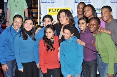 Rosie O'Donnell and the talented members of Rosie's Broadway Kids! Photo