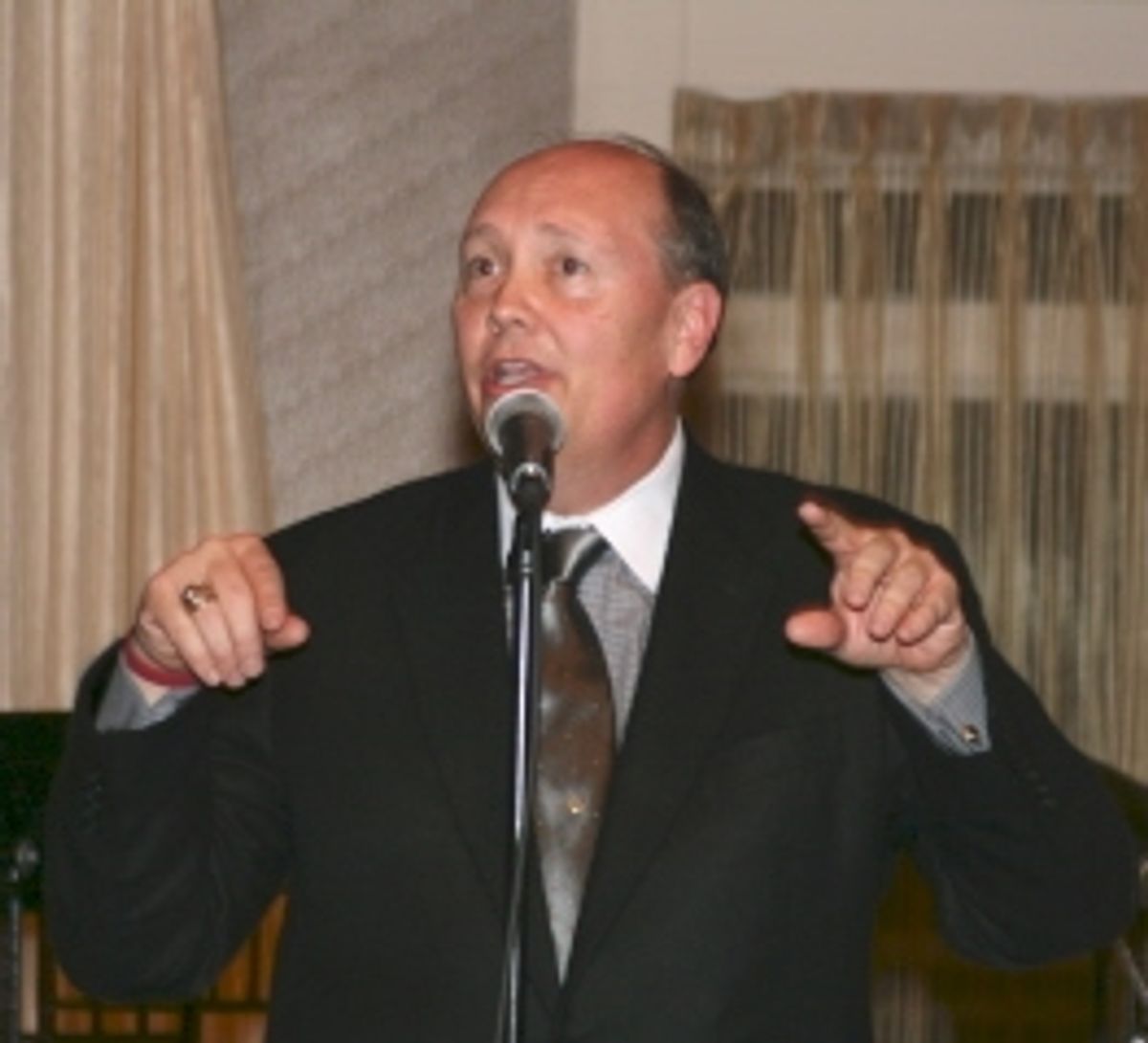 Emcee David Coffee is no Scrooge at this benefit at 