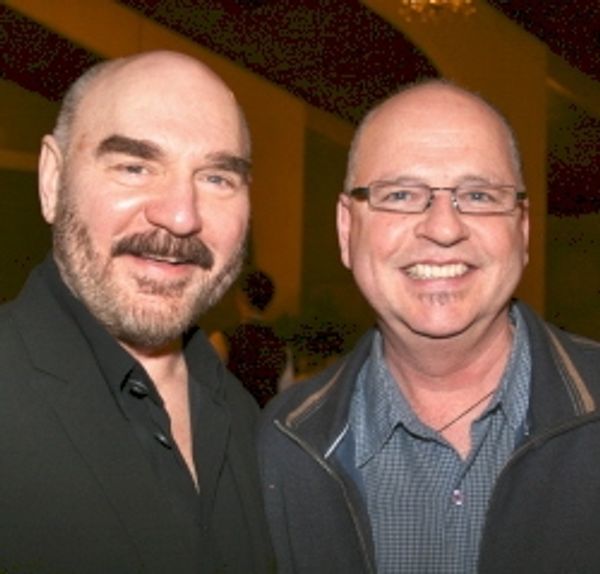Former Producing Artistic Director Jon Kimbell with Jay Daly Photo