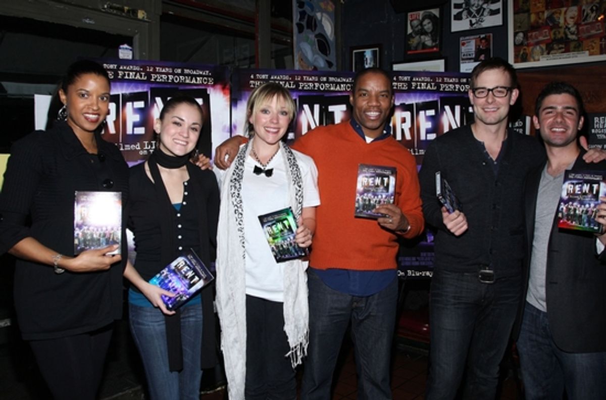 Renee Goldsberry, Andrea Goss, Tracy McDowell, Rodney Hicks, Jay Wilkison and Adam Kantor at 