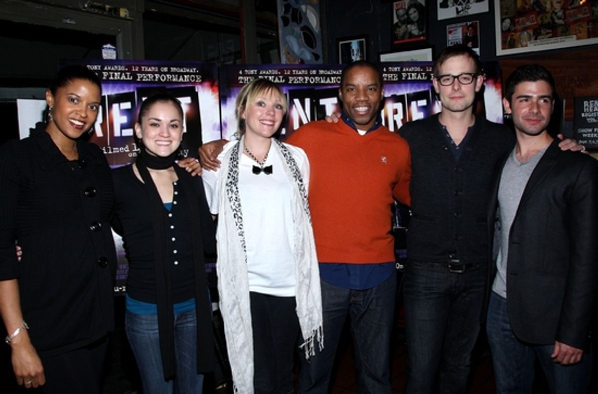 Renee Goldsberry, Andrea Goss, Tracy McDowell, Rodney Hicks, Jay Wilkison and Adam Kantor at 
