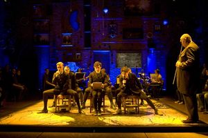 Aneurin Barnard and Iwan Rheon and the cast of Spring Awakening @ BroadwayWorld Aneurin Barnard and Iwan Rheon and the cast of Spring Awakening Photo