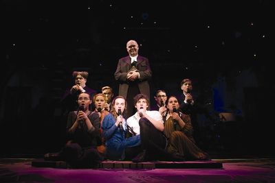 Charlotte Wakefield and Aneurin Barnard cast of Spring Awakening at Lyric Hammersmith Photo
