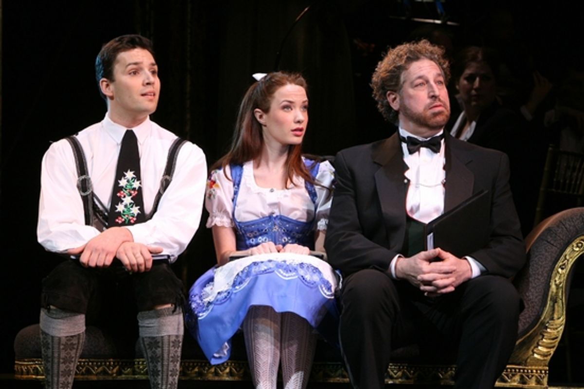 Ryan Silverman, Sierra Boggess and Tom Alan Robbins at 