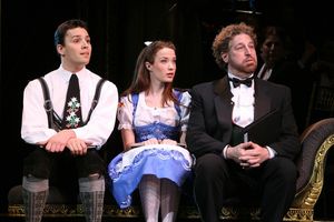 Ryan Silverman, Sierra Boggess and Tom Alan Robbins Photo