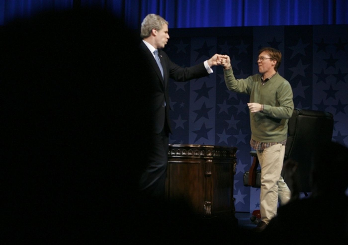 Photo Coverage: 'YOU'RE WELCOME AMERICA' Opening Night Curtain Call  Image