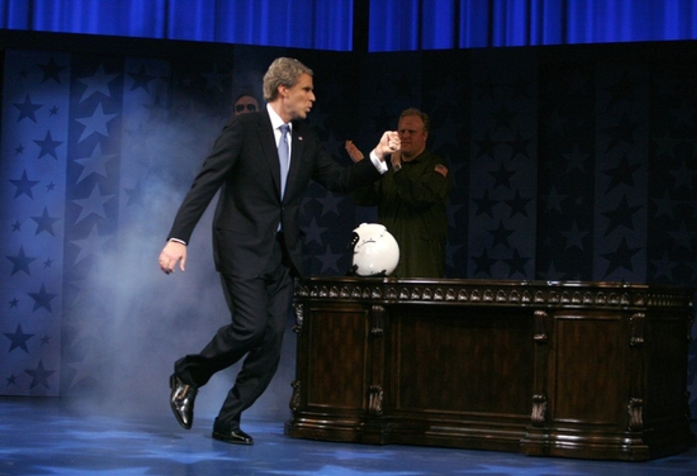 Photo Coverage: 'YOU'RE WELCOME AMERICA' Opening Night Curtain Call  Image