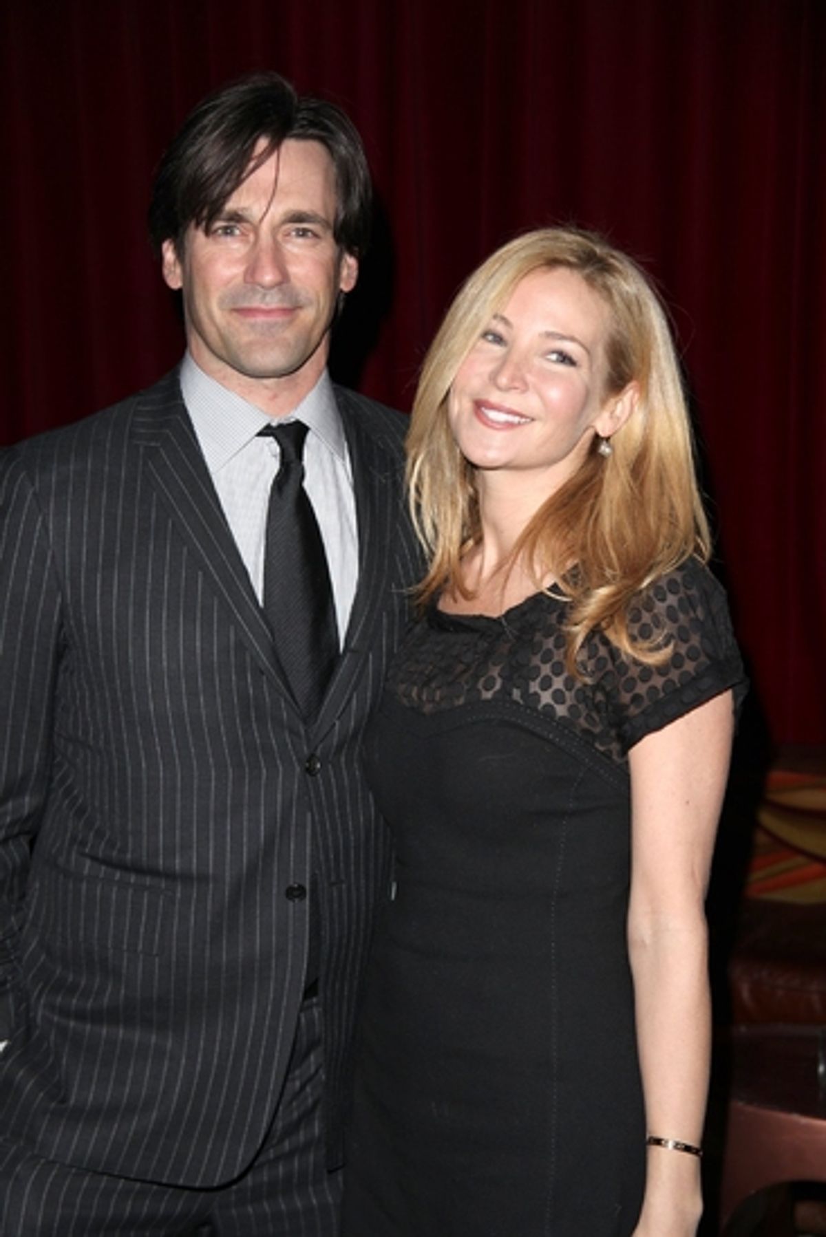 Jon Hamm and Jennifer Westfeldt

 at 