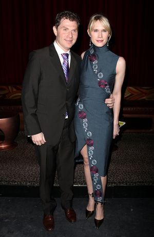 Bobby Flay and Stephanie March

 Photo