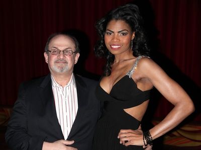 Salmon Rushdie and Pia Glenn Photo