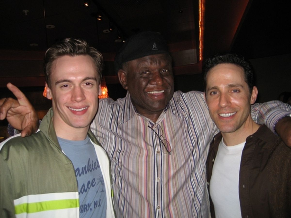 Erich Bergen, George Wallace and Jeff Leibow at 