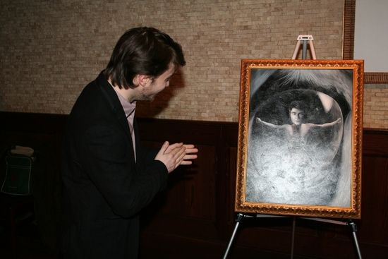 Photo Coverage: EQUUS Star Daniel Radcliffe's Portrait Unveiled at Tony's DiNapoli — photo 11 of 32