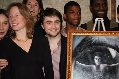 Thea Sharrock and Daniel Radcliffe Photo