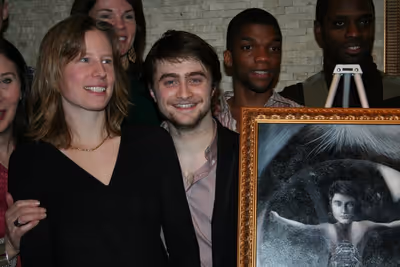 Thea Sharrock and Daniel Radcliffe

 Photo