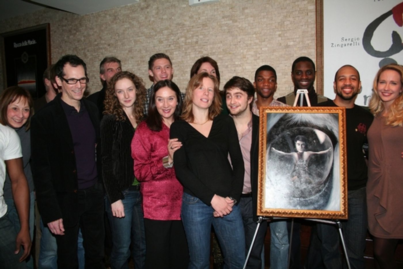 Photo Coverage: EQUUS Star Daniel Radcliffe's Portrait Unveiled at Tony's DiNapoli  Image