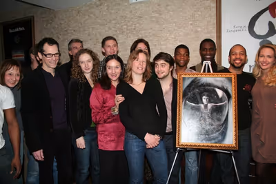 Daniel Radcliffe with cast and crew Photo